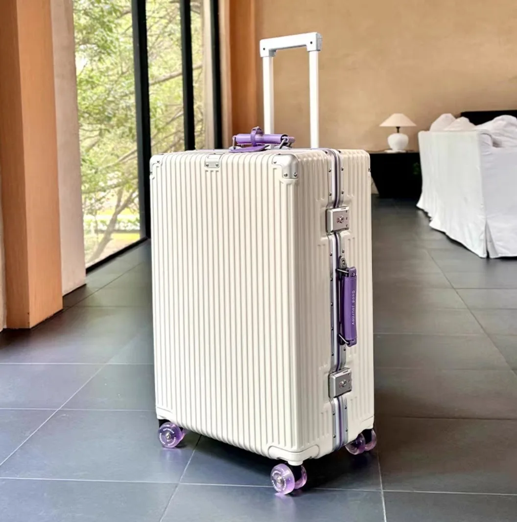 Aluminum Frame Carry On Luggage - Valise à roulettes de haute qualité