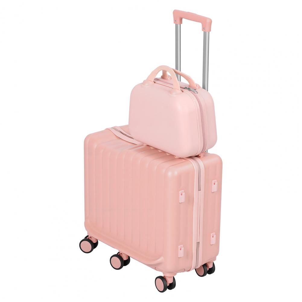 Spinner Wheel Rolling Suitcase 20 Inch - Valise trottinette pliable pour enfant, 20