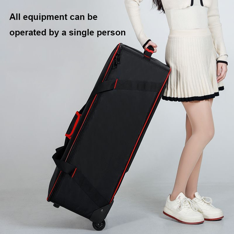 Foldable Rolling Luggage Bag - Kit de lumière flash professionnel pour