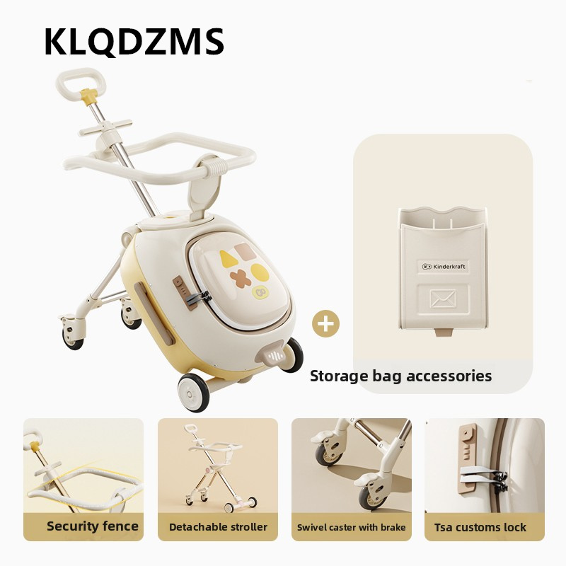 Spinner Wheel Rolling Suitcase 20 Inch - KLQDZMS ABS + PC valise enfants