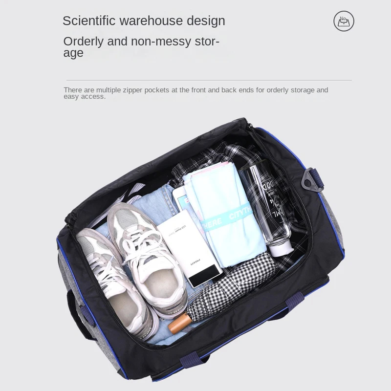 Valise trolley grande capacité - Foldable Rolling Luggage Bag avis et prix