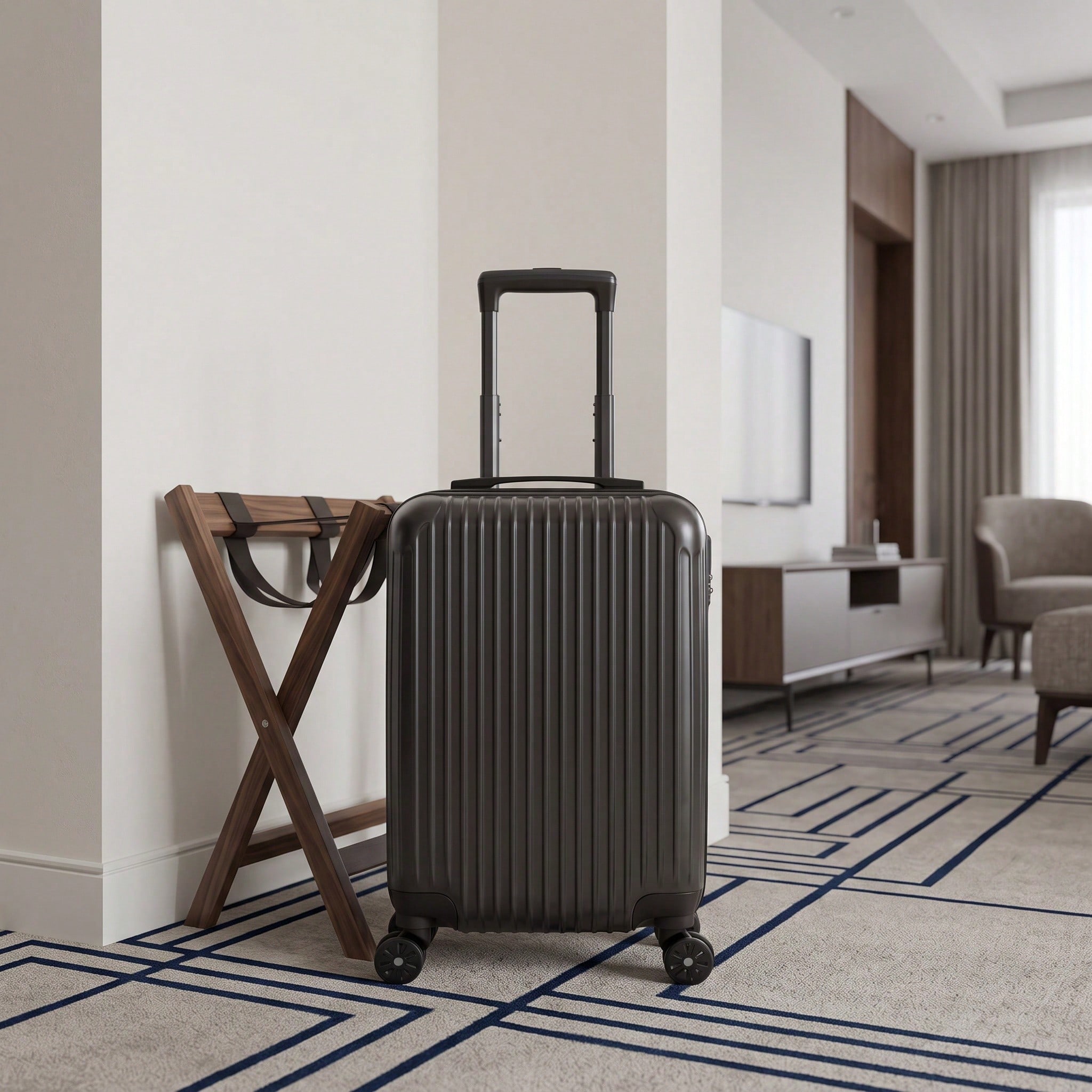 Valise de voyage rigide en ABS - Spinner Wheel Rolling Suitcase 20 Inch avis et prix