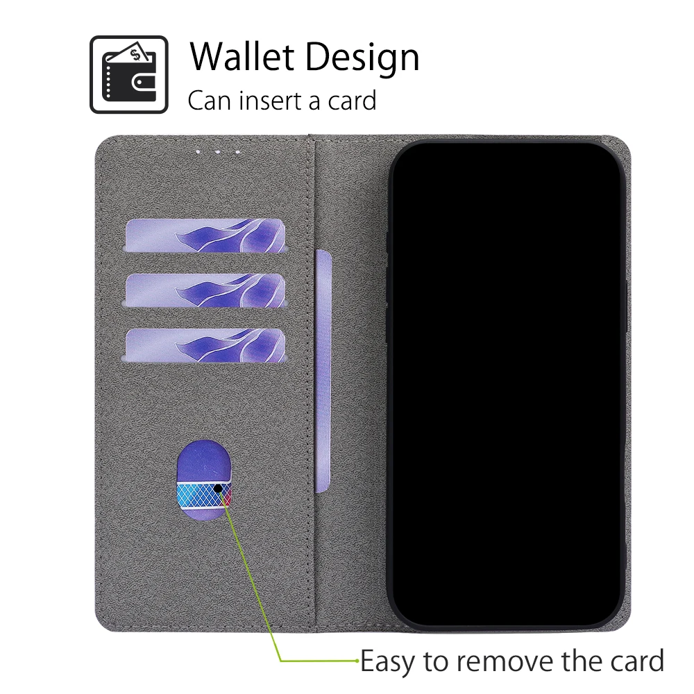 Étui portefeuille en cuir magn - Wallets avis et prix