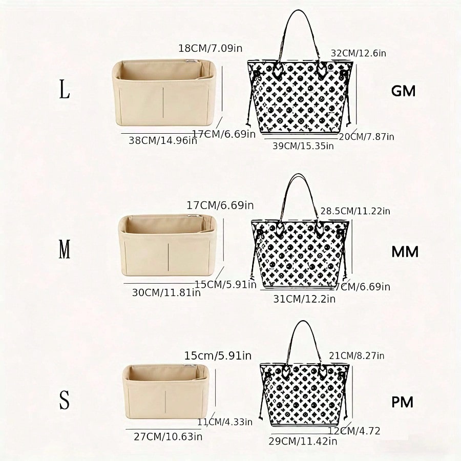 Organisateur de sac en feutre, - Cosmetic Bags avis et prix